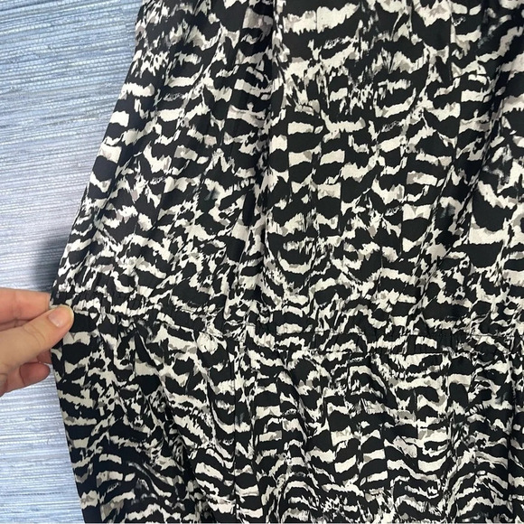 Fabletics Strappy Black White Print Jumpsuit - Picture 10 of 13